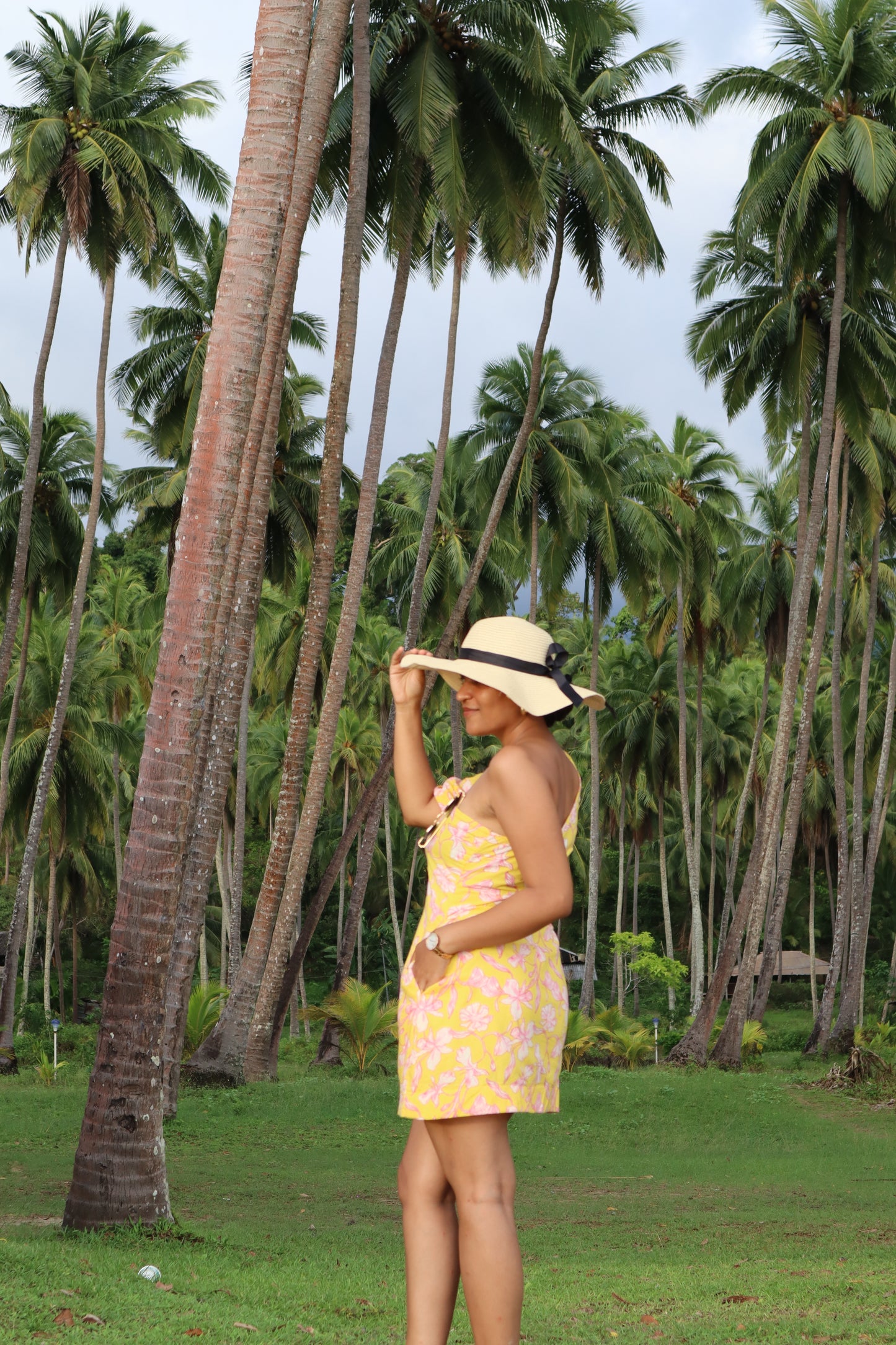 Flower Child One Shoulder Dress