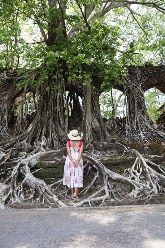 Snow(white) At The Beach Maxi Dress